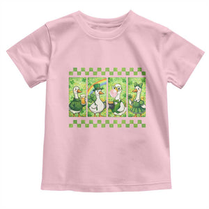 Funny Silly Irish Goose Toddler T Shirt St Patricks Day Goose Lover Gift TS12 Light Pink Print Your Wear