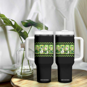 Funny Silly Irish Goose Tumbler With Handle St Patricks Day Goose Lover Gift TS12 Print Your Wear