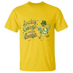 Retro Clover Duck T Shirt Lucky Goose On The Loose TS12 Daisy Print Your Wear