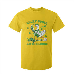 Funny Irish Goose Lover T Shirt For Kid Lucky Goose On The Loose TS12 Daisy Print Your Wear