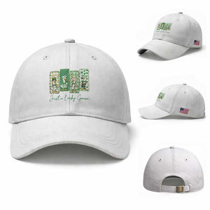 Just A Lucky Goose Nurse Baseball Cap St Patricks Day Gift TS12 Baseball Cap Universal Fit White Print Your Wear