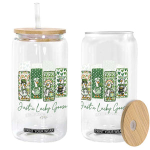 Just A Lucky Goose Nurse Glass Can St Patricks Day Gift TS12 Print Your Wear