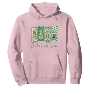 Just A Lucky Goose Nurse Hoodie St Patricks Day Gift TS12 Light Pink Print Your Wear
