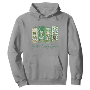 Just A Lucky Goose Nurse Hoodie St Patricks Day Gift TS12 Sport Gray Print Your Wear