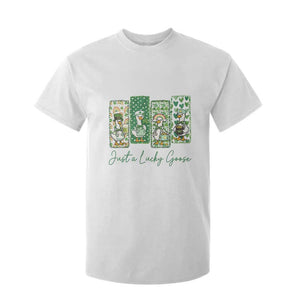 Just A Lucky Goose Nurse T Shirt For Kid St Patricks Day Gift TS12 White Print Your Wear