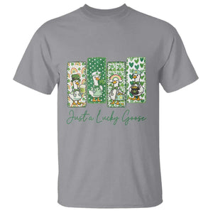 Just A Lucky Goose Nurse T Shirt St Patricks Day Gift TS12 Sport Gray Print Your Wear