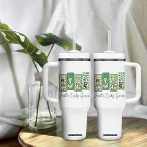 Just A Lucky Goose Nurse Tumbler With Handle St Patricks Day Gift TS12 Print Your Wear