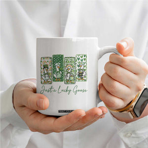 Just A Lucky Goose Nurse Coffee Mug St Patricks Day Gift TS12 Print Your Wear