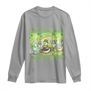 Funny Goose Radiologic Technologist Long Sleeve Shirt St Patricks Day Gift TS12 Sport Gray Print Your Wear