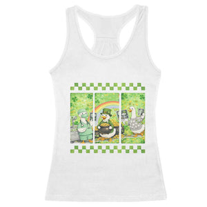 Funny Goose Radiologic Technologist Racerback Tank Top St Patricks Day Gift TS12 White Print Your Wear