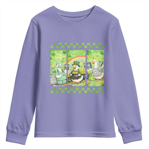 Funny Goose Radiologic Technologist Youth Sweatshirt St Patricks Day Gift TS12 Violet Print Your Wear