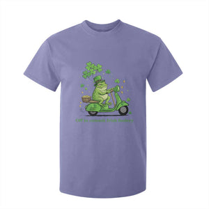 Funny Irish Frog Off To Commit Foolery T Shirt For Kid St Patricks Day Gift TS12 Violet Print Your Wear