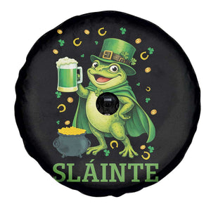 Funny Slainte Irish Frog Beer St Patricks Day Spare Tire Cover TS12 Print Your Wear