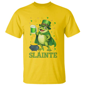 Funny Slainte Irish Frog Beer St Patricks Day T Shirt TS12 Daisy Print Your Wear
