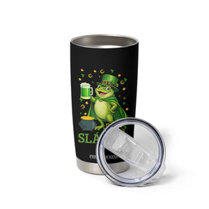 Funny Slainte Irish Frog Beer St Patricks Day Tumbler Cup TS12 Print Your Wear