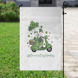 Funny Silly Irish Goose Garden Flag Off To Commit Irish Foolery TS12 Print Your Wear