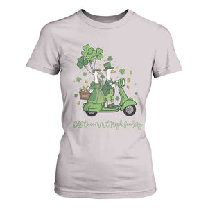 Funny Silly Irish Goose T Shirt For Women Off To Commit Irish Foolery TS12 Ice Gray Print Your Wear