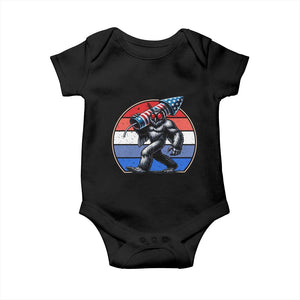 Funny Patriotic Mothman Baby Onesie West Virginia Cryptid Lover Gift TS12 Black Print Your Wear