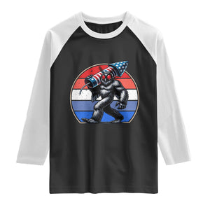 Funny Patriotic Mothman Raglan Shirt West Virginia Cryptid Lover Gift TS12 Black White Print Your Wear