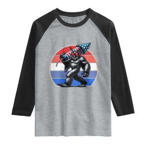 Funny Patriotic Mothman Raglan Shirt West Virginia Cryptid Lover Gift TS12 Heather Gray Black Print Your Wear