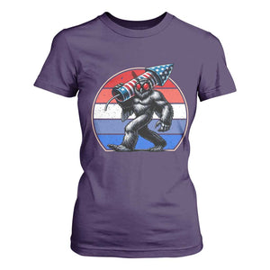 Funny Patriotic Mothman T Shirt For Women West Virginia Cryptid Lover Gift TS12 Purple Print Your Wear