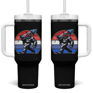 Funny Patriotic Mothman Tumbler With Handle West Virginia Cryptid Lover Gift TS12 One Size: 40 oz Black Print Your Wear