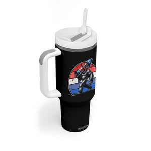 Funny Patriotic Mothman Tumbler With Handle West Virginia Cryptid Lover Gift TS12 Print Your Wear