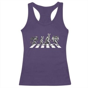 Funny Easter Cryptid Walk Racerback Tank Top Bigfoot Mothman Jersey Devil Chupacabra TS12 Purple Print Your Wear