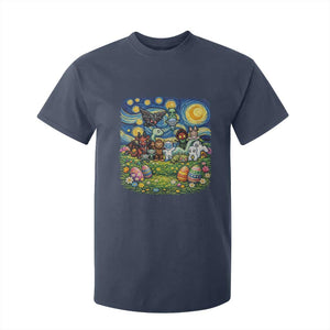 Funny Cryptid Starry Night Easter T Shirt For Kid Monster Lover Gift TS12 Navy Print Your Wear