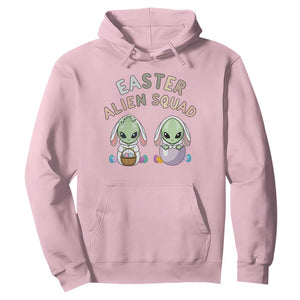Funny Easter Alien Squad Bunny Ears Gift Hoodie TS12 Light Pink Print Your Wear