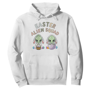 Funny Easter Alien Squad Bunny Ears Gift Hoodie TS12 White Print Your Wear