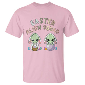 Funny Easter Alien Squad Bunny Ears Gift T Shirt TS12 Light Pink Print Your Wear