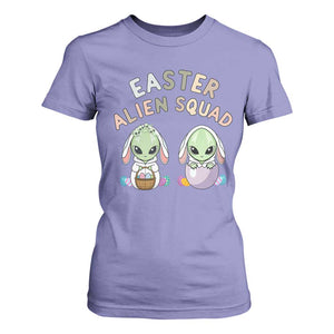 Funny Easter Alien Squad Bunny Ears Gift T Shirt For Women TS12 Violet Print Your Wear