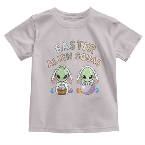 Funny Easter Alien Squad Bunny Ears Gift Toddler T Shirt TS12 Ice Gray Print Your Wear
