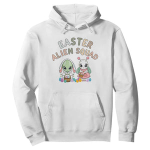 Easter Alien Squad Hoodie Funny UFO Lover Gift TS12 White Print Your Wear