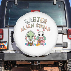 Easter Alien Squad Spare Tire Cover Funny UFO Lover Gift TS12 No hole White Print Your Wear