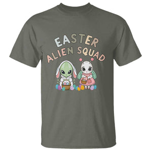Easter Alien Squad T Shirt Funny UFO Lover Gift TS12 Military Green Print Your Wear