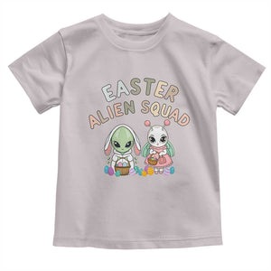 Easter Alien Squad Toddler T Shirt Funny UFO Lover Gift TS12 Ice Gray Print Your Wear