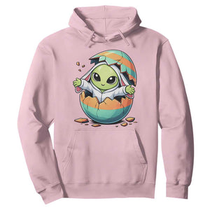 Funny Alien Bunny Ears Easter Hoodie Extraterrestrial Gift TS12 Light Pink Print Your Wear