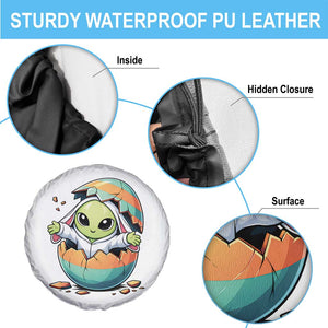 Funny Alien Bunny Ears Easter Spare Tire Cover Extraterrestrial Gift TS12 Print Your Wear