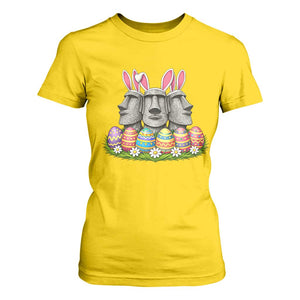 Easter Island Moai Bunny Ears T Shirt For Women Funny Archaeology Gift TS12 Daisy Print Your Wear