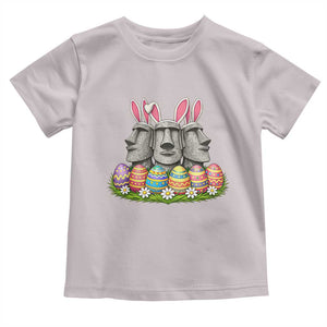 Easter Island Moai Bunny Ears Toddler T Shirt Funny Archaeology Gift TS12 Ice Gray Print Your Wear