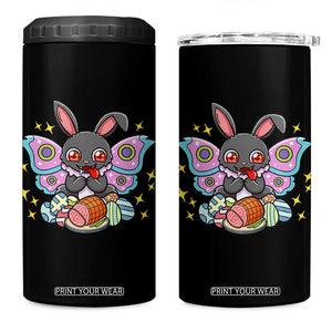 Funny Easter Bunny Mothman Loves Glazed Ham 4 in 1 Can Cooler Tumbler TS12 One Size: 16 oz Black Print Your Wear