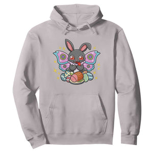Funny Easter Bunny Mothman Loves Glazed Ham Hoodie TS12 Ice Gray Print Your Wear
