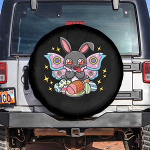 Funny Easter Bunny Mothman Loves Glazed Ham Spare Tire Cover TS12 No hole Black Print Your Wear