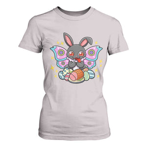 Funny Easter Bunny Mothman Loves Glazed Ham T Shirt For Women TS12 Ice Gray Print Your Wear