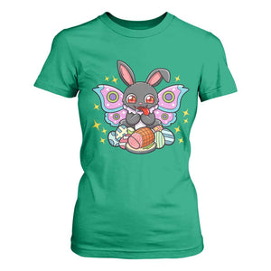 Funny Easter Bunny Mothman Loves Glazed Ham T Shirt For Women TS12 Irish Green Print Your Wear