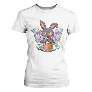 Funny Easter Bunny Mothman Loves Glazed Ham T Shirt For Women TS12 White Print Your Wear