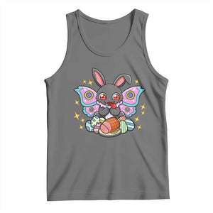 Funny Easter Bunny Mothman Loves Glazed Ham Tank Top TS12 Black Heather Print Your Wear