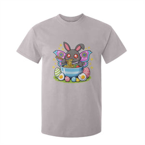 Funny Easter Mothman Eating Ramen T Shirt For Kid Cryptid Lover Gift TS12 Ice Gray Print Your Wear